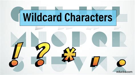 wildcard characters example